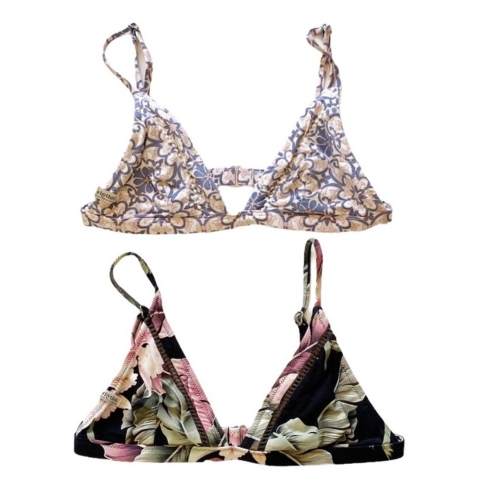 2 rhythm triangle bikini tops (adjustable)
Size small fit a cup/b cups